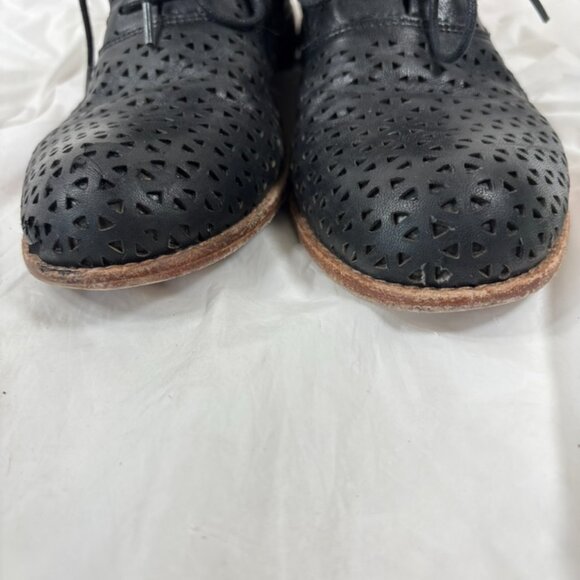 Patricia Nash Sabrina Ankle Boots Black Italian Leather Women’s Size 7.5 - Picture 4 of 16